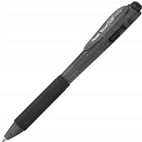 Długopis żelowy WOW K437CR/A czarny pstryk.gum.uchwyt PENTEL