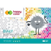 Blok rysunkowy biay A3 100g. 20ark. HA 3710 3040-0 HAPPY COLOR