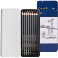 O��wki do szkicowania FINENOLO 8szt (2H, H, HB, B, 2B, 4B, 6B, 8B) w metalowym opakowaniu EC26 DELI