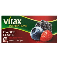 Herbata VITAX INSPIRATIONS (20 torebek) OWOCE LEŚNE * 2g zawieszka
