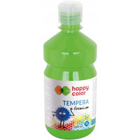 Farba TEMPERA Premium 500ml jasnozielona HAPPY COLOR HA 3310 0500-51