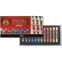 Kredki pastele suche 12 kolorw TOISON DOR 8512N KOH-I-NOOR