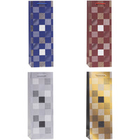 Torebka prezentowa 12x35x9cm na butelk� TBG-23162-HS-BB ROZETTE