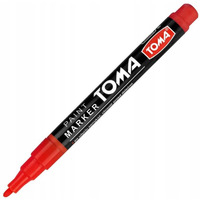 Marker olejowy F czerwony 1,5mm TO-441 TOMA
