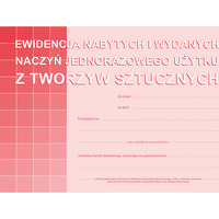 S-210-3 Ewidencja nabytych i wydanych naczy jednorazowego uytku z tworzyw sztucznych MICHALCZYK I PROKOP