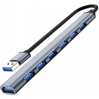 Hub USB-A BLOW 7xUSB 3.0 szary (86-070#)