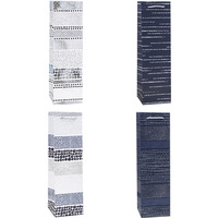 Torebka prezentowa 11x38x11cm na butelk� TBG-24172-HS-BB ROZETTE