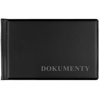 Ok�adka na dokumenty ma�a standard czarne OD-02 BIURFOL