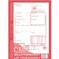 800-2 CMR A4 80kartek 1+4 międzynarodowy list przewozowy Michalczyk