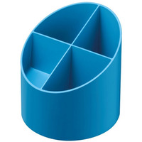 Przybornik niebieski okrągy na biurko ACTIVE BLUE 11363744 HERLITZ