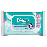 Papier toaletowy VELVET (48 listk�w) nawil�any Intima