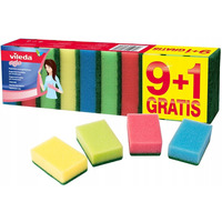 G�bka do zmywania VILEDA RAINBOW 8, 5x5, 5cm (9+1 szt)