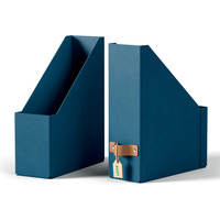 Pojemnik na dokumenty Puro z tektury w 100% z recyklingu (2szt.) granatowy 24710068 LEITZ