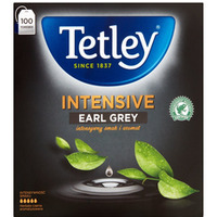 Herbata TETLEY EARL GREY INTENSIVE (100 torebek*2g) czarna