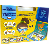Magnetyczny zestaw kreatywny Make a Face w pude�ku z r�czk� ASTRAFUN 45el. 338025902