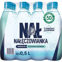 Woda mineralna NA��CZOWIANKA 0.5L (12szt) delikatnie gazowana