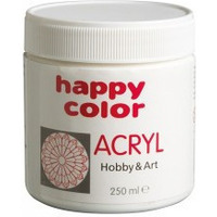 Farba akrylowa 250ml biel tytanowa HA 7370 0250-0 Happy Color