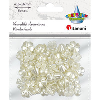 Koraliki kwiatki mix 15g 648537 TITANUM