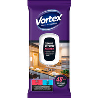 Chusteczki nawilżane VORTEX do kuchni z klapką 48 szt