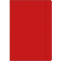 Teczka z gumką ekonomiczna NATUNA A4 (10szt) czerwona 320g