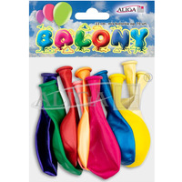 Balony 23cm mix kolor�w op. 10szt. BB10-2337 ALIGA