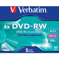 Pyta DVD-RW 4,7GB VERABTIM JC Matt Silver 4x 43285