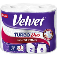 R�cznik papierowy VELVET TURBO Duo (2 sztuki)