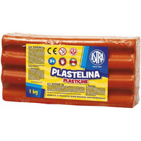 Plastelina Astra 1 kg czerwona 303111006 ASTRA