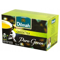 Herbata DILMAH (20 kopert) zielona PURE GREEN TEA 1, 5g