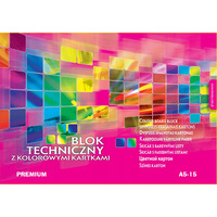 Blok techniczny kolorowy A5 15k PREMIUM 00061 KRESKA