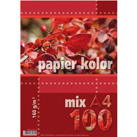 Papier ksero A4 160g KRESKA mix kolorów 100ark