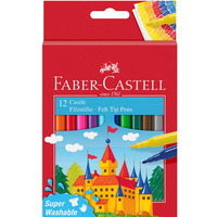 Flamastry ZAMEK 12 kolorw opakowanie kartonowe 554201 FABER-CASTELL