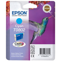 Tusz EPSON (T0802/C13T08024010) niebieski 250str Stylus Photo R265/360