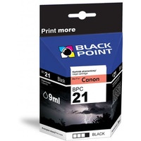 Tusz BLACK POINT (BPC21BK) czarny 130str zamiennik CANON (BCI-21BK) BJC2000/4000/5000