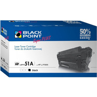 Toner BLACK POINT (LBPPH51A) czarny 8400str zamiennik HP (51A/Q7551A) LaserJet P3005/M3027mpf/M3035