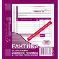 204-4E Faktura dla zw.podm.z pod.2/3 A5 Michalczyk i Prokop