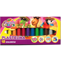 Plastelina 12 kolorw Sweet Colours KOMA-PLAST