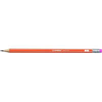 Ołówek 160 z gumką 2B orange STABILO 2160/03-2B
