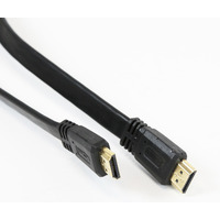 Kabel OMEGA HDMI - HDMI 1, 5m v.1.4 4K płaski czarny (41847)