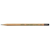 Ołówek z drewna cedrowego ekologiczny HB z gumką (12szt) Uni 9852 UNI