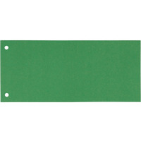 Przekładki kartonowe 1/3 A4 (100) zielone (separatory) 624447 ESSELTE