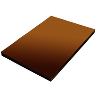 Okładka foliowa do bindowania A4 NATUNA brązowa przezroczysta 0, 20mm (100szt)