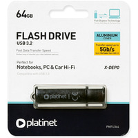 Pami USB 64GB PLATINET X-DEPO USB 3.2 czarny (41589)