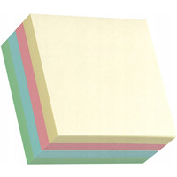 Bloczek STICK`N 76x76mm 400 kartek mix 4 kolory pastelowe (21013)
