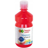 Farba TEMPERA Premium 500ml czerwona HAPPY COLOR HA 3310 0500-2