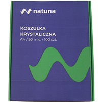 Koszulka krystaliczna NATUNA A4 50mic (100szt) w pudełku