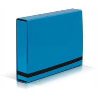 Teczka z gumką BOX CARIBIC jasno niebieska 5cm 341/19 VAUPE