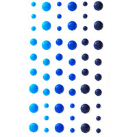 Kropki samop.emaliowane 4-7mm niebieskie (54) 251117 Galeria Papieru