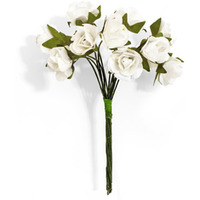 Kwiaty papierowe RӯE bukiet kremowy (12) 252003 Galeria Papieru