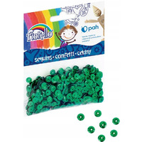 Cekiny konfetti FIORELLO GR-C14-6G kółka zielone 170-2514